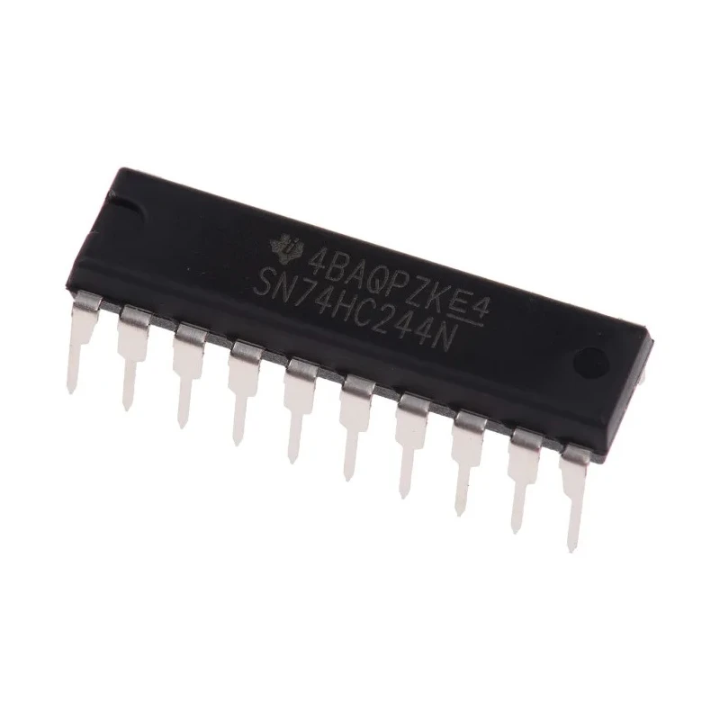 Texas Instruments 8-Channel Buffer & Line Driver IC, 3-State, Non-Inverting, 20-Pin PDIP, Through-Hole, HC Logic SN74HC244N