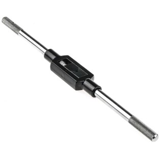 RS PRO Adjustable Bar Tap Wrench, Steel, Chrome Finish, 340mm, M6–M20 Thread Range 444-946