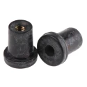 Fabreeka Anti-Vibration Mount, Neoprene, 7 kg Static Load, 4.5mm Bore, 12mm OD, Flex Loc Q4