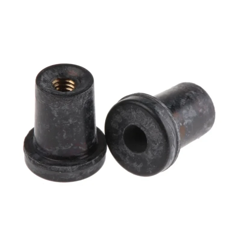 Fabreeka Anti-Vibration Mount, Neoprene, 7 kg Static Load, 4.5mm Bore, 12mm OD, Flex Loc Q4