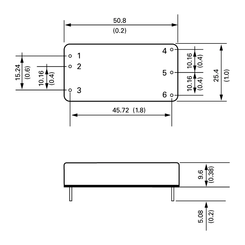 TRACOPOWER TEL 30-2411 DC/DC Converter, 5.1V Output, 5A, 36V DC Max Input, 18V Min Input, 30W, PCB Mount, Shielded Metal Case