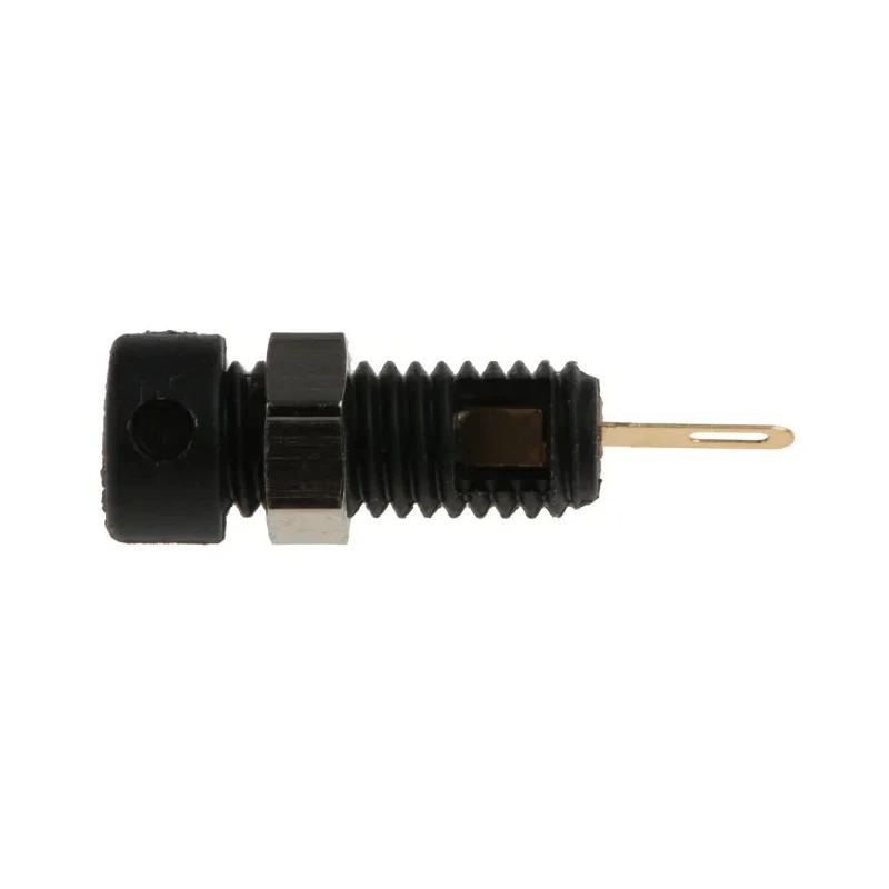 Hirschmann Test & Measurement Black Female Banana Socket 2 mm Solder Termination 60V DC 6A Nickel Gold 930308700
