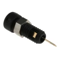 Hirschmann Test & Measurement Black Female Banana Socket 2 mm Solder Termination 60V DC 6A Nickel Gold 930308700