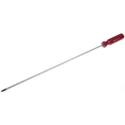 RS PRO Standard Pozidriv Screwdriver PZ1 Tip 350 mm Blade Cellulose Acetate Handle Chrome Vanadium Steel 736-153