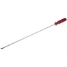 RS PRO Standard Pozidriv Screwdriver PZ1 Tip 350 mm Blade Cellulose Acetate Handle Chrome Vanadium Steel 736-153