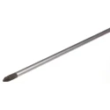 RS PRO Standard Pozidriv Screwdriver PZ1 Tip 350 mm Blade Cellulose Acetate Handle Chrome Vanadium Steel 736-153