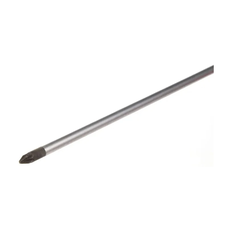 RS PRO Standard Pozidriv Screwdriver PZ1 Tip 350 mm Blade Cellulose Acetate Handle Chrome Vanadium Steel 736-153