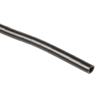 HellermannTyton Spiral Cable Wrap, Polyethylene, 5m Length, 20 mm Max Bundle, 4–5 mm Cable Diameter 161-41104 SBPE4D-PE-BK