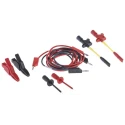 Hirschmann Test & Measurement Test Lead Kit with Crocodile Clip, Probe Tip, Test Tip, Measuring Leads 933003001-