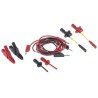 Hirschmann Test & Measurement Test Lead Kit with Crocodile Clip, Probe Tip, Test Tip, Measuring Leads 933003001-
