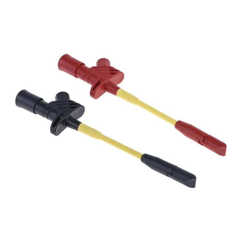 Hirschmann Test & Measurement Test Lead Kit with Crocodile Clip, Probe Tip, Test Tip, Measuring Leads 933003001-