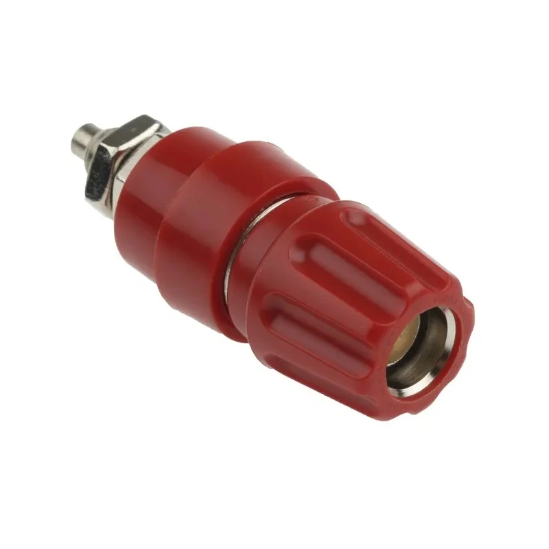 Hirschmann Test & Measurement 4 mm Red Terminal Post, 63A, 60V DC, M6 x 0.75 Thread Phenolic Resin 930136101