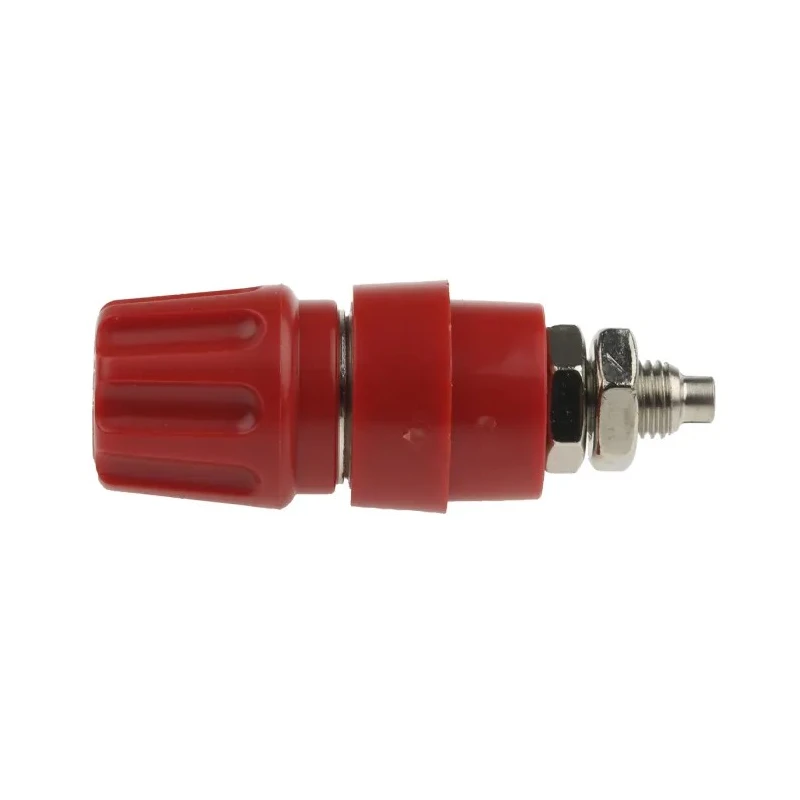 Hirschmann Test & Measurement 4 mm Red Terminal Post, 63A, 60V DC, M6 x 0.75 Thread Phenolic Resin 930136101