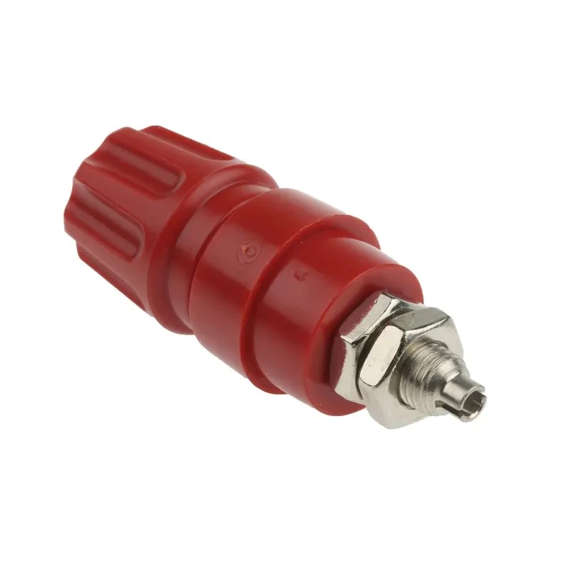 Hirschmann Test & Measurement 4 mm Red Terminal Post, 63A, 60V DC, M6 x 0.75 Thread Phenolic Resin 930136101