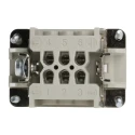 EPIC Heavy Duty Power Connector Module, 16A, H-BE Series, Female, 6 Contacts, 600V, Cable Mount, IP65, Copper 10191000