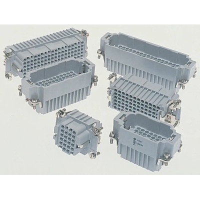 EPIC Heavy Duty Power Connector Insert Female, 24 Contacts, 10A, HDD Series, 600V, Copper Alloy, 11286000