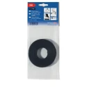 HellermannTyton Cable Marker Hook & Loop 5m x 12.5mm Black Polyamide Polyethylene 130-00020 TEXTIE 5M-PA66/PP-BK