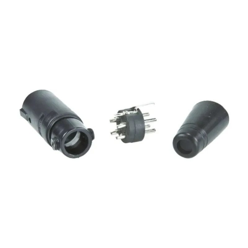 Amphenol Industrial Straight Cable Loudspeaker Connector, 4-Way Male, 20A, Solder, Thermoplastic, Black AP412