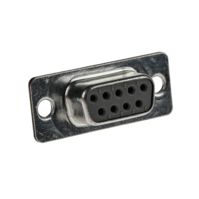 Cinch FD Series D-Sub Connector Female Panel Mount 9 Contacts 2.76mm Pitch Straight FDE-9ST2/1