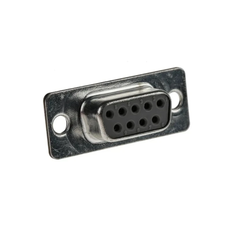 Cinch FD Series D-Sub Connector Female Panel Mount 9 Contacts 2.76mm Pitch Straight FDE-9ST2/1