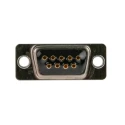 Cinch FD Series D-Sub Connector Female Panel Mount 9 Contacts 2.76mm Pitch Straight FDE-9ST2/1
