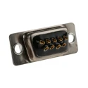 Cinch FD Series D-Sub Connector Female Panel Mount 9 Contacts 2.76mm Pitch Straight FDE-9ST2/1