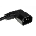 RS PRO Unterminated to C14 Power Cord, 250V, 10A, 5m, Black PVC, 449-326