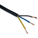 RS PRO Unterminated to C14 Power Cord, 250V, 10A, 5m, Black PVC, 449-326