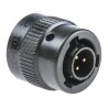 Amphenol Limited MIL Spec Circular Connector, 3 Contacts, Male, Cable Mount, Olive, Copper Tin, Bayonet 62GB-56T08-33PN