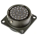 Amphenol Limited MIL Spec Circular Connector 32 Way Female, Bayonet Box Mount, Aluminium, 500V 700V, Olive 62GB-12E18-32SN