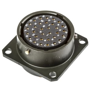 Amphenol Limited MIL Spec Circular Connector 32 Way Female, Bayonet Box Mount, Aluminium, 500V 700V, Olive 62GB-12E18-32SN