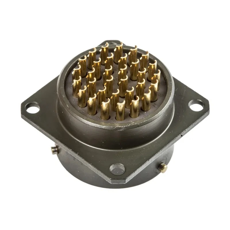 Amphenol Limited MIL Spec Circular Connector 32 Way Female, Bayonet Box Mount, Aluminium, 500V 700V, Olive 62GB-12E18-32SN