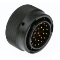 Amphenol Limited MIL Spec Circular Connector Straight Cable, 26 Contacts, Male, Olive Shell, Size 16 62GB-56T16-26PN