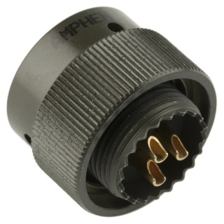 Amphenol Limited 3 Way MIL Spec Circular Connector, Straight Cable Mount, Male, Female Contacts, Olive 62GB-56T12-03SN