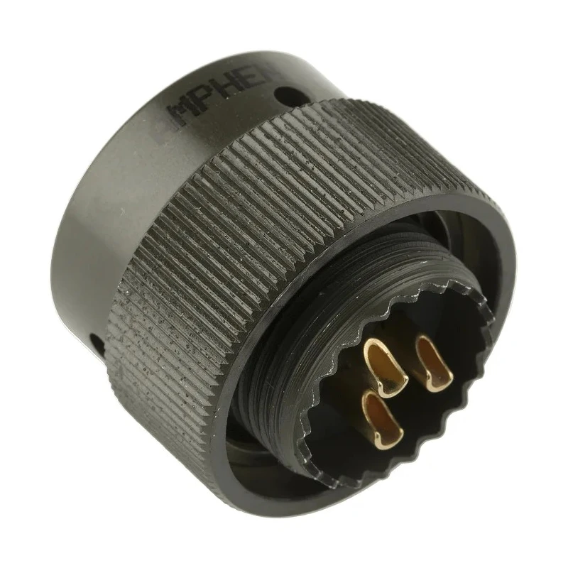 Amphenol Limited 3 Way MIL Spec Circular Connector, Straight Cable Mount, Male, Female Contacts, Olive 62GB-56T12-03SN