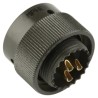 Amphenol Limited 3 Way MIL Spec Circular Connector, Straight Cable Mount, Male, Female Contacts, Olive 62GB-56T12-03SN
