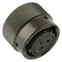 Amphenol Limited 3 Way MIL Spec Circular Connector, Straight Cable Mount, Male, Female Contacts, Olive 62GB-56T12-03SN
