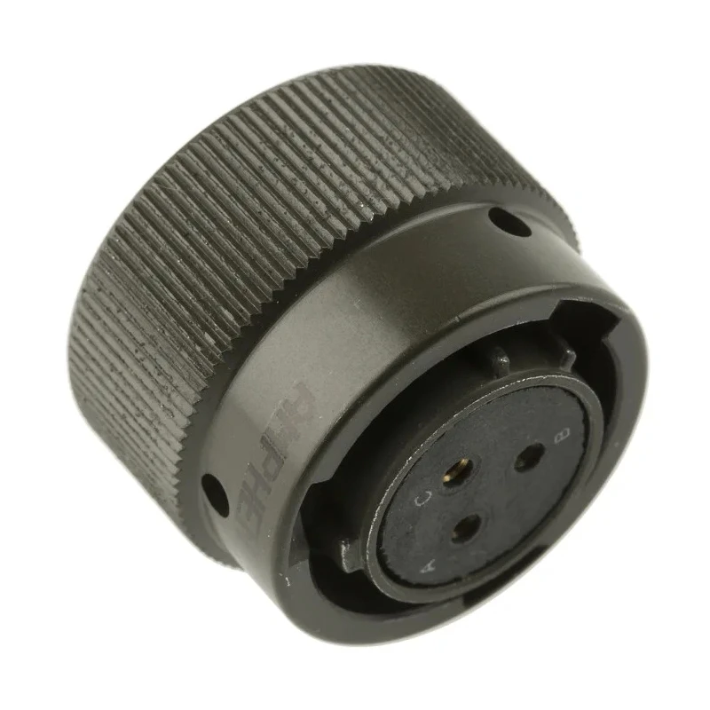 Amphenol Limited 3 Way MIL Spec Circular Connector, Straight Cable Mount, Male, Female Contacts, Olive 62GB-56T12-03SN