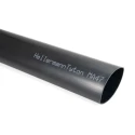 HellermannTyton Halogen Free Heat Shrink Tubing, Black, 12 mm Sleeve Diameter, 1m Length, 4:1 Shrink Ratio -12/3-PO-X-BK MA47