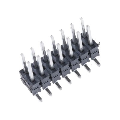 Samtec TW Series Straight Surface Mount Pin Header, 14 Contacts, 2 mm Pitch, 2 Row, Unshrouded TW-07-09-T-D-170-SM