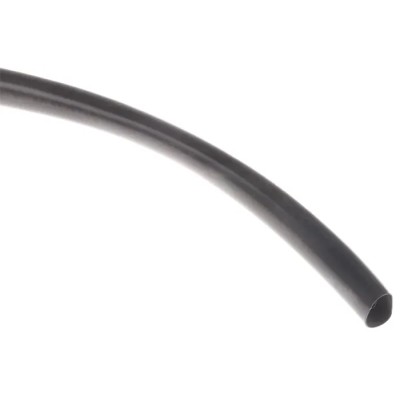 HellermannTyton Heat Shrink Tubing, Black, PVC, 12.7 mm Sleeve Diameter x 5m Length, 2:1 344-01270 LVR-12.7/6.4-PVC-BK