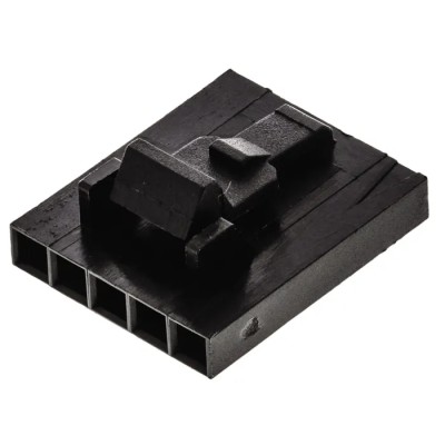 TE Connectivity AMPMODU MTE Female Connector Housing 2.54mm Pitch 5 Way Straight Cable Mount Thermoplastic 104257-4