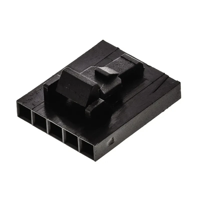 TE Connectivity AMPMODU MTE Female Connector Housing 2.54mm Pitch 5 Way Straight Cable Mount Thermoplastic 104257-4