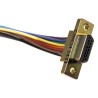 RS PRO Micro-D D-Sub Connector 15 Way Straight Panel Mount Male 250V Aluminium Shell 452-956