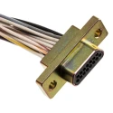 RS PRO Micro-D D-Sub Connector 15 Way Straight Panel Mount Male 250V Aluminium Shell 452-956