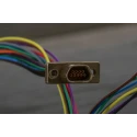 RS PRO 9 Way Straight Micro-D Panel Mount Connector Female, 2.77 mm Pitch, 3A, 250V, Aluminium Shell 452-990