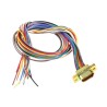 RS PRO 15 Way Straight Micro-D D-Sub Connector Female, Panel Mount, 2.77 mm Pitch, 250V, Aluminium Shell 453-909