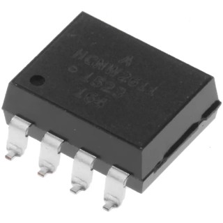 Broadcom DC Input Optocoupler Surface Mount DIP 8-Pin, Logic Output, 1.75V, 1 Channel HCNW2611-300E
