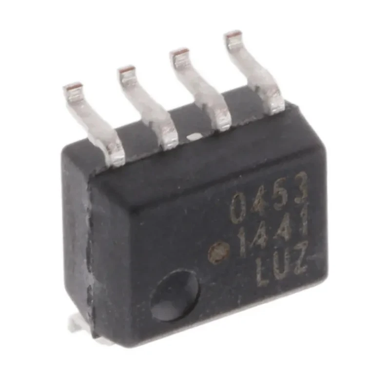Broadcom DC Input Optocoupler Surface Mount SOIC 8-Pin HCPL-0453-000E, 1.7V, 25mA, 5kVrms Isolation