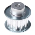 RS PRO Aluminium Timing Belt Pulley 10 mm Belt Width, 5 mm Pitch, 12 Tooth, Flanged, Pilot Bore 21T5/12.2